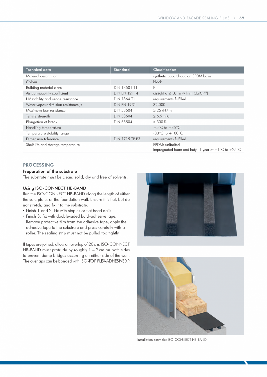 Pagina 69 - Catalog produse ISO CHEMIE ISO Chemie Catalog, brosura Engleza . System joints are...
