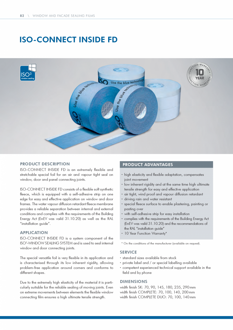 Pagina 82 - Catalog produse ISO CHEMIE ISO Chemie Catalog, brosura Engleza system joints

ISO-TOP WF...