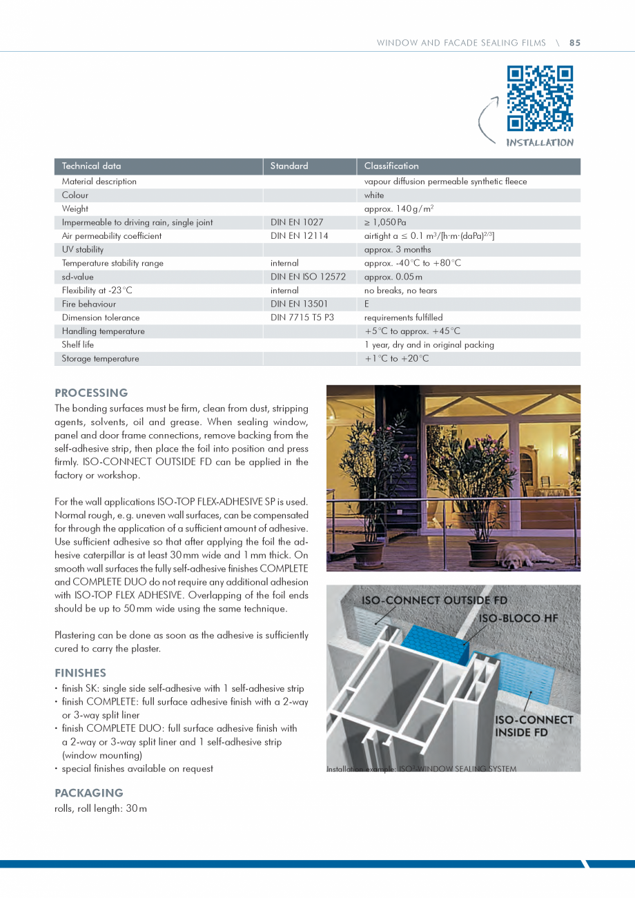 Pagina 85 - Catalog produse ISO CHEMIE ISO Chemie Catalog, brosura Engleza P WINFRAMER INSULATING...