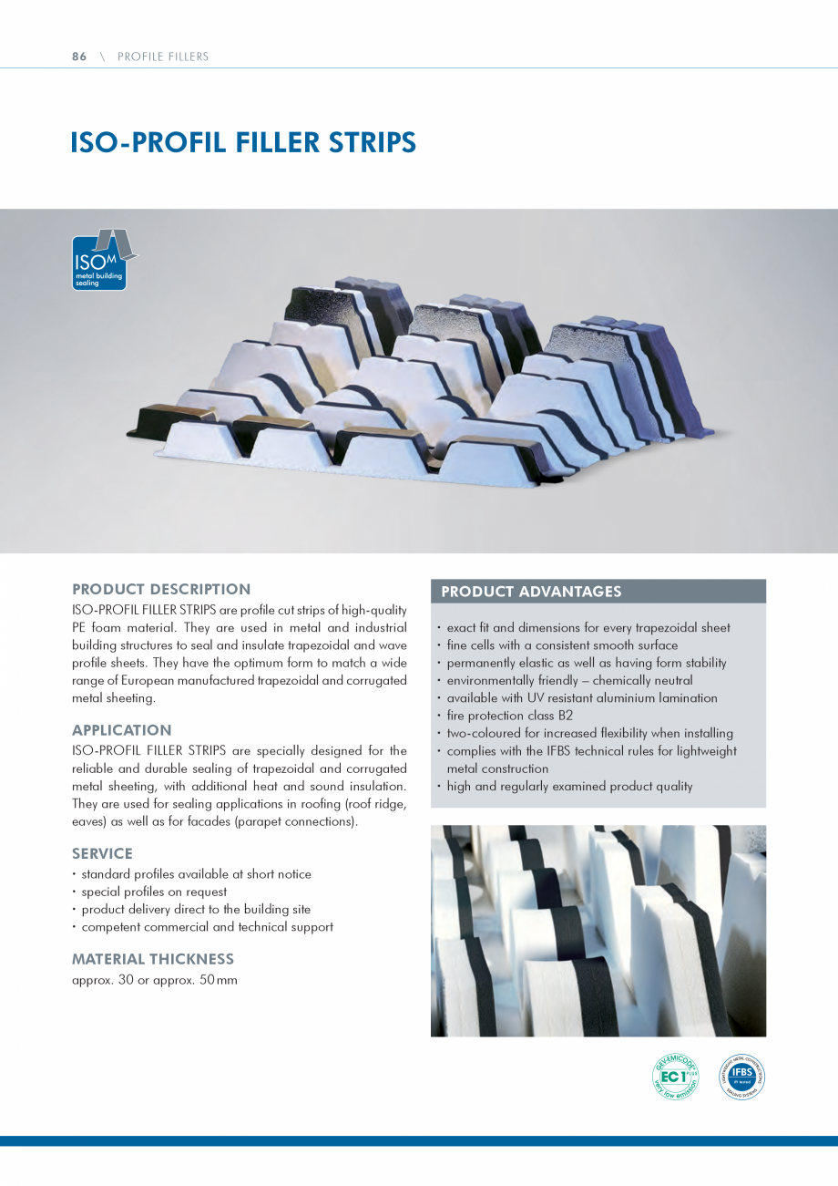 Pagina 86 - Catalog produse ISO CHEMIE ISO Chemie Catalog, brosura Engleza ese are available in two ...