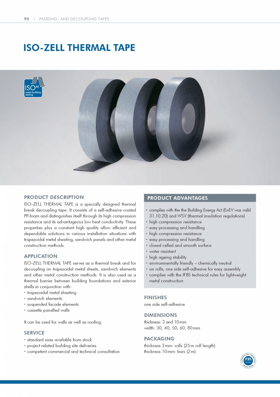 Pagina 90 - Catalog produse ISO CHEMIE ISO Chemie Catalog, brosura Engleza g resistance

resistant...
