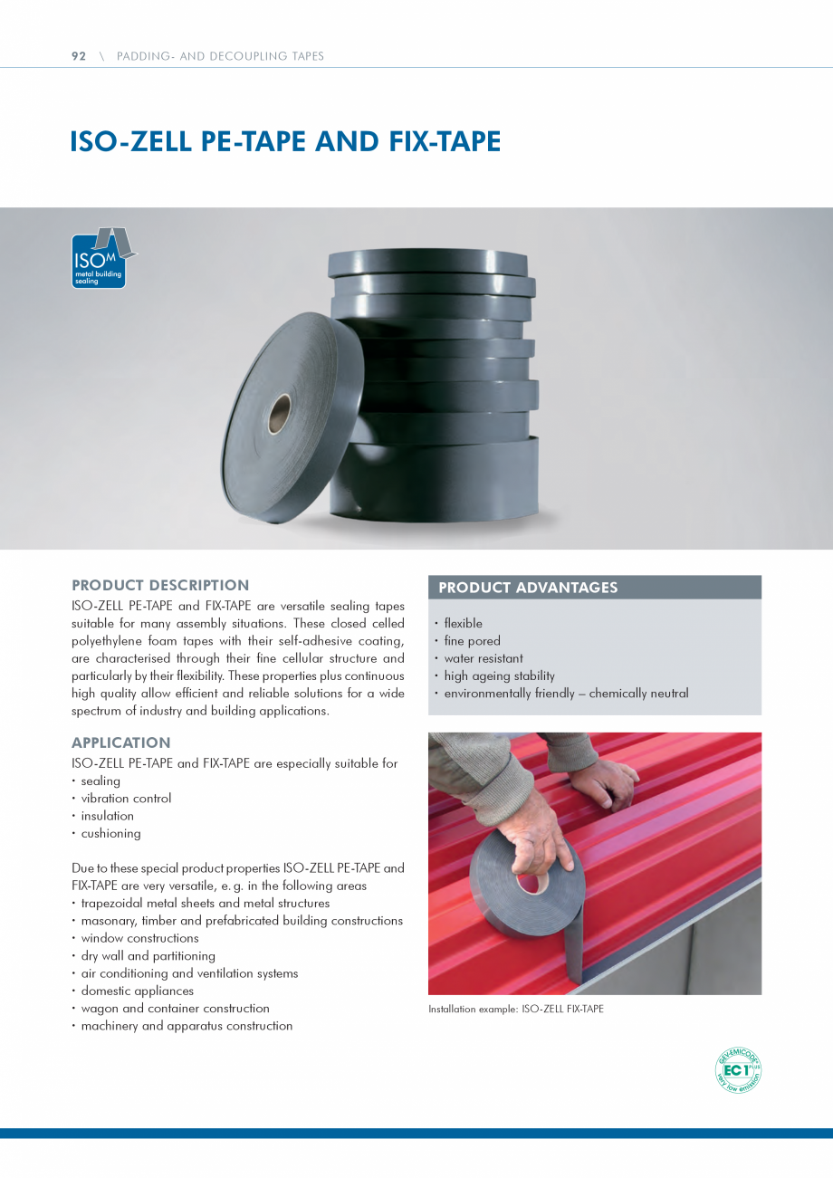 Pagina 92 - Catalog produse ISO CHEMIE ISO Chemie Catalog, brosura Engleza  further reinforced using...