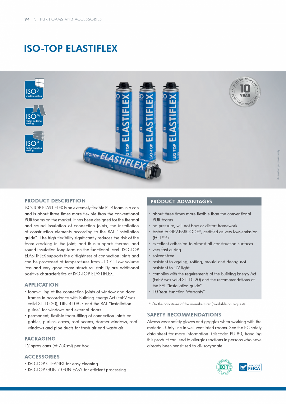 Pagina 94 - Catalog produse ISO CHEMIE ISO Chemie Catalog, brosura Engleza N SYSTEMS

\

45
...