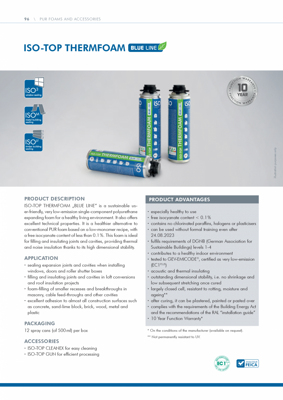 Pagina 96 - Catalog produse ISO CHEMIE ISO Chemie Catalog, brosura Engleza STEMS

IN FRONT OF WALL...