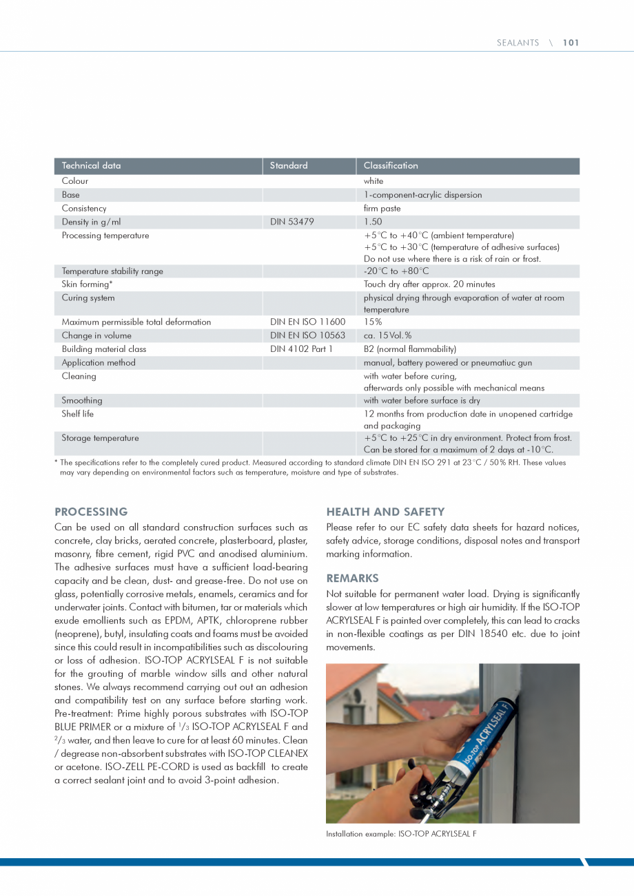 Pagina 101 - Catalog produse ISO CHEMIE ISO Chemie Catalog, brosura Engleza ight: 30 / 80; 50 / 80...