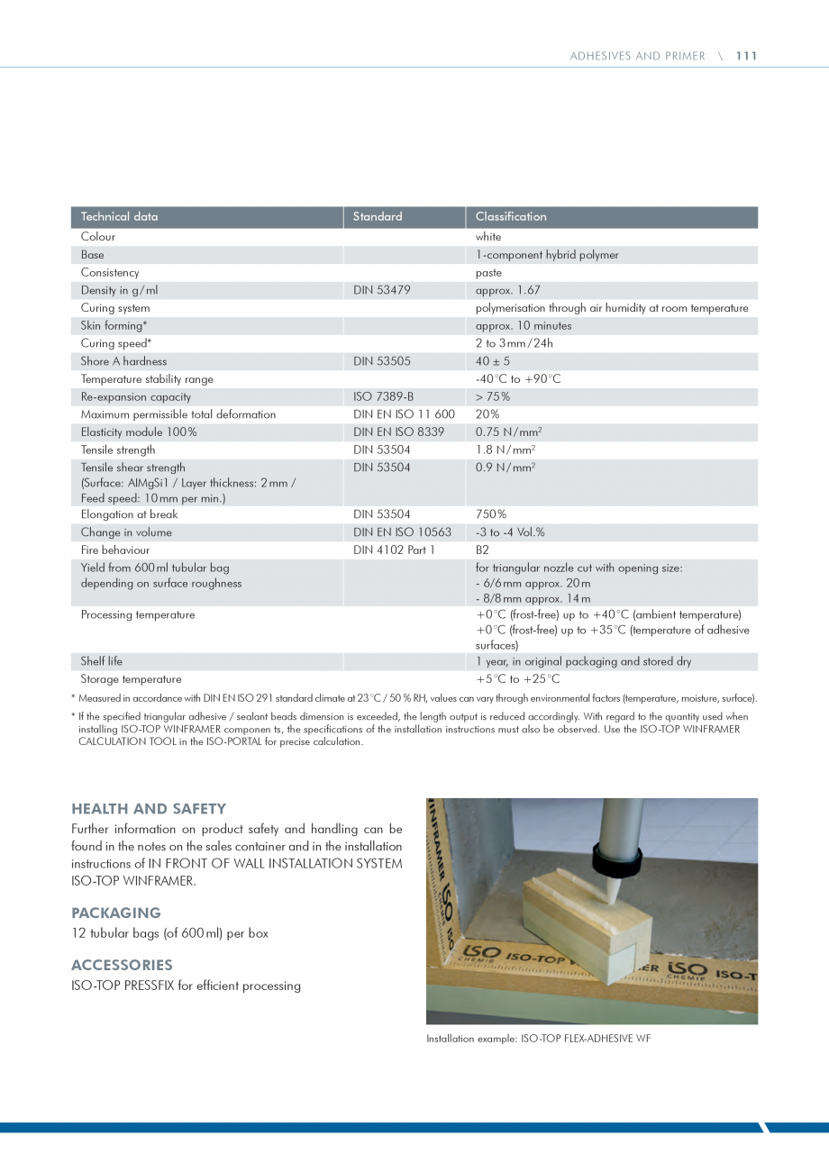 Pagina 111-Catalog produse ISO CHEMIE ISO Chemie Catalog, brosura Engleza  as providing the air tight...
