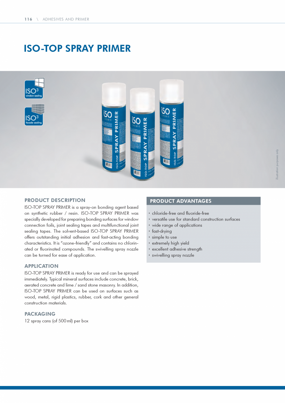 Pagina 116 - Catalog produse ISO CHEMIE ISO Chemie Catalog, brosura Engleza outdoor use. As they are...