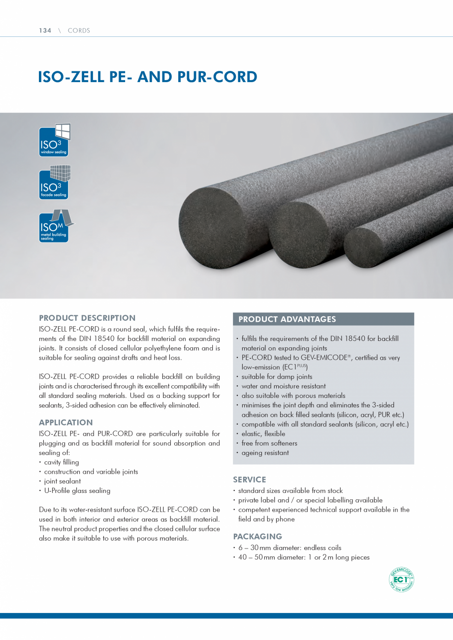 Pagina 134 - Catalog produse ISO CHEMIE ISO Chemie Catalog, brosura Engleza ]
bitumen compatible

UV...