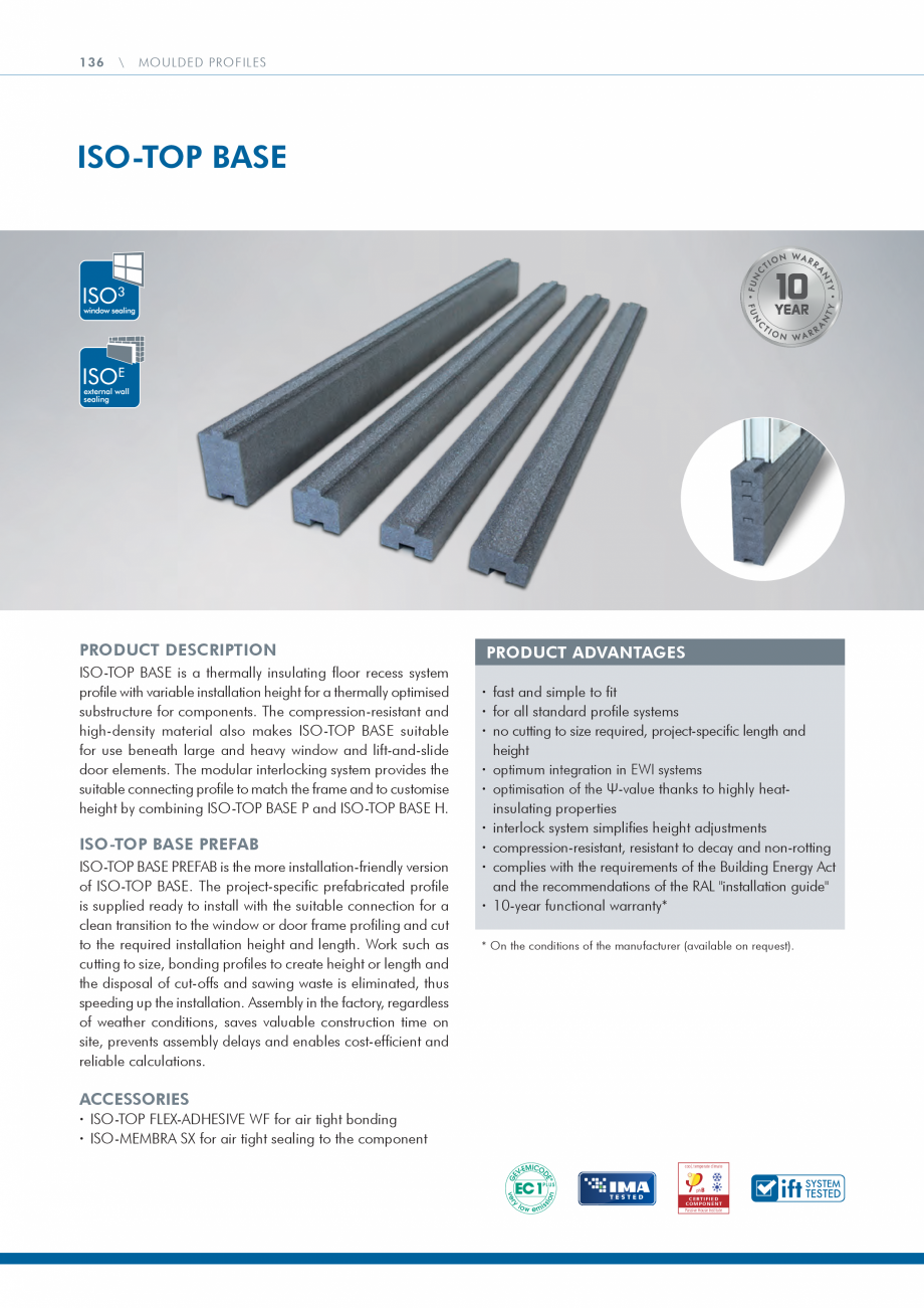 Pagina 136 - Catalog produse ISO CHEMIE ISO Chemie Catalog, brosura Engleza deal
for the external...