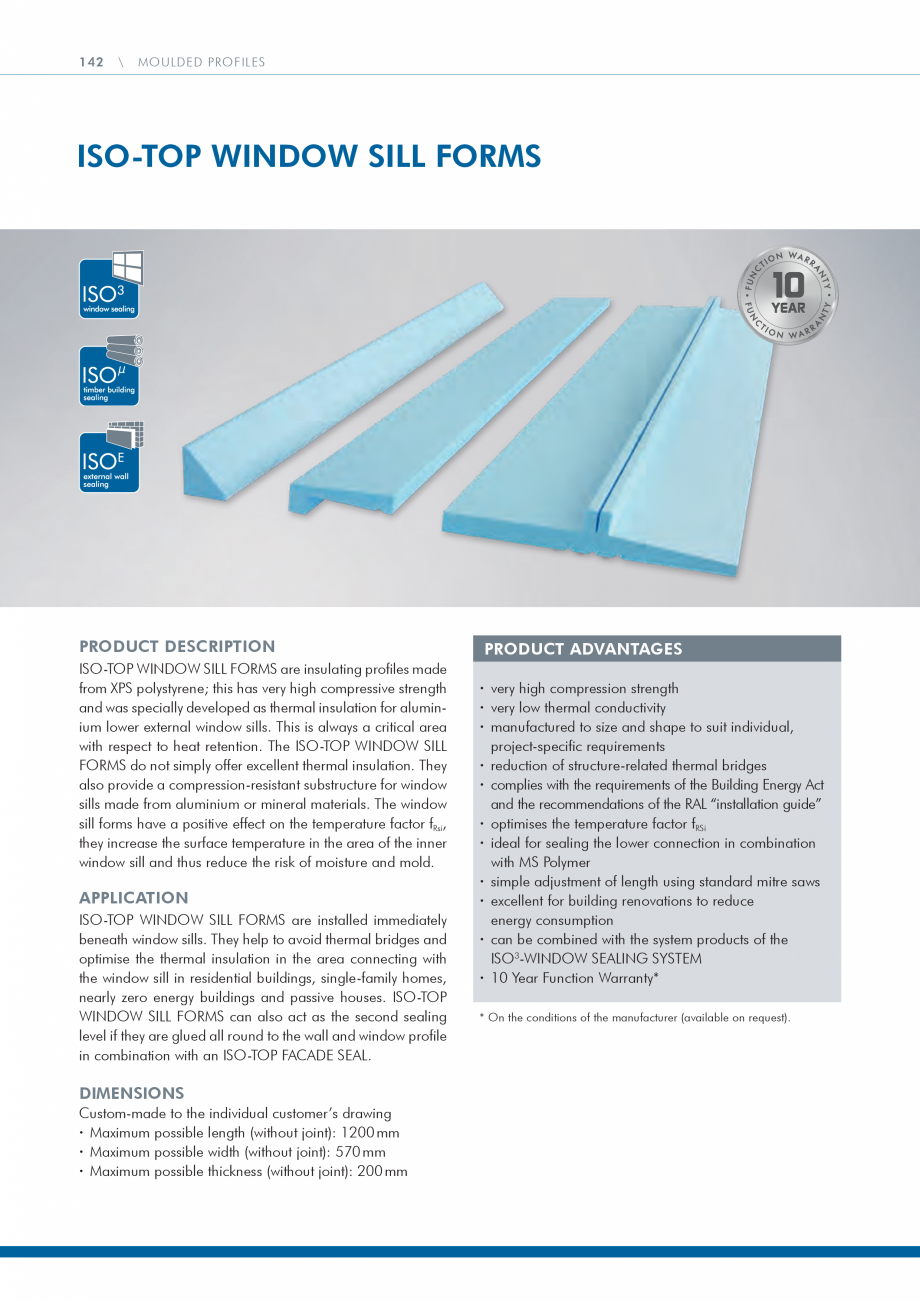 Pagina 142 - Catalog produse ISO CHEMIE ISO Chemie Catalog, brosura Engleza tions of
the RAL...