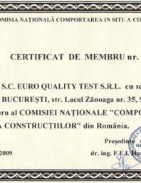Certificat de membru nr.024