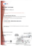 Certificat - Sistemul de Management al Sanatatii si Securitatii Ocupationale EURO QUALITY TEST
