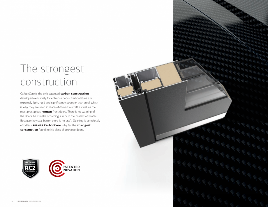 Pagina 4-Usi de intrare PIRNAR OPTIMUM PIRNAR Catalog, brosura Engleza  paint outside wood decor TWISTED OAK ...