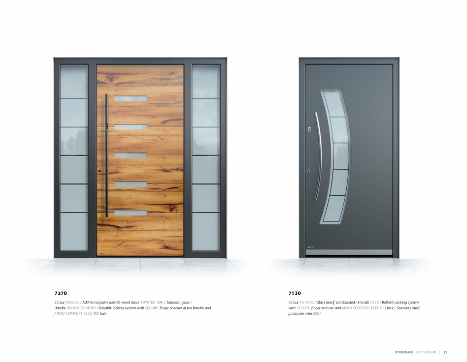 Pagina 19-Usi de intrare PIRNAR OPTIMUM PIRNAR Catalog, brosura Engleza in our showroom.

40

PPIIRRNNAARR...