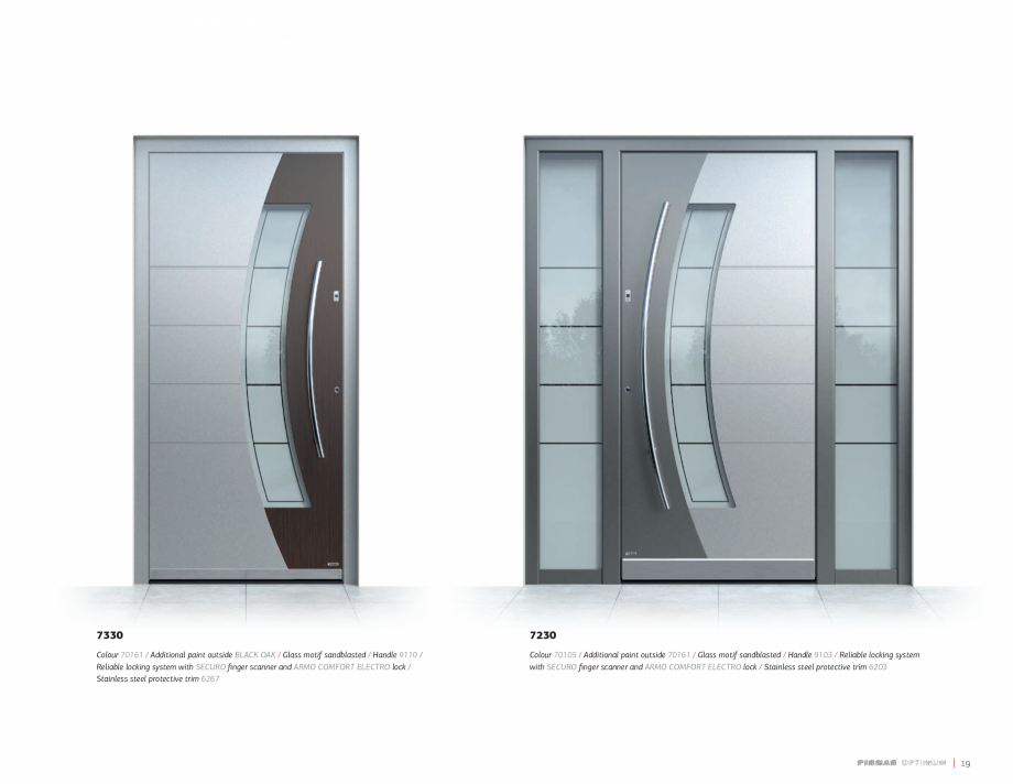 Pagina 21-Usi de intrare PIRNAR OPTIMUM PIRNAR Catalog, brosura Engleza 