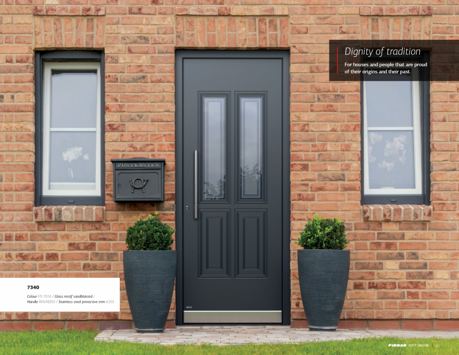 Pagina 23-Usi de intrare PIRNAR OPTIMUM PIRNAR Catalog, brosura Engleza 