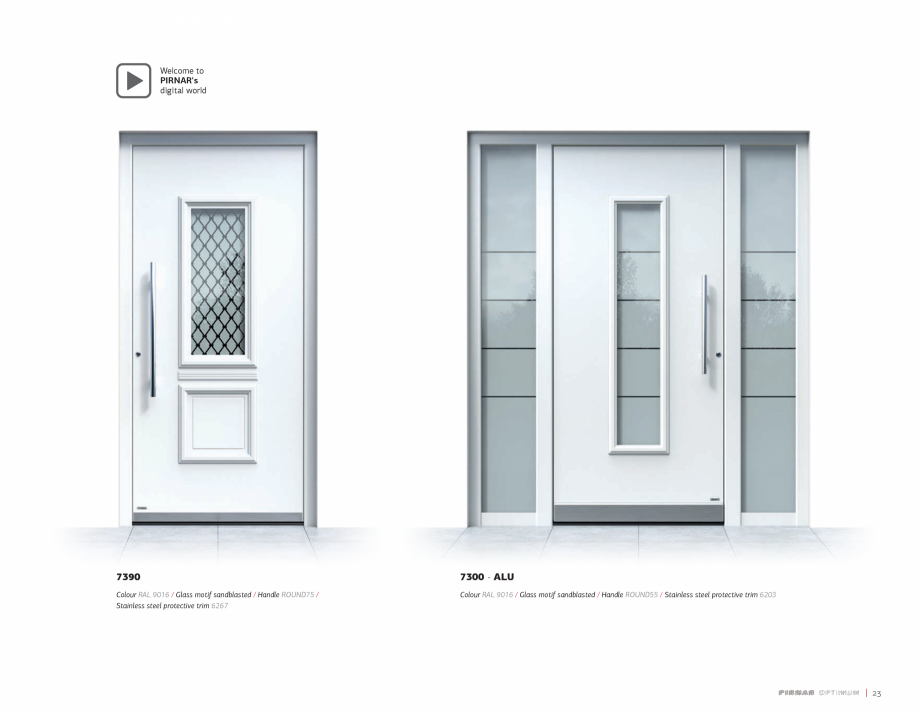 Pagina 25-Usi de intrare PIRNAR OPTIMUM PIRNAR Catalog, brosura Engleza 