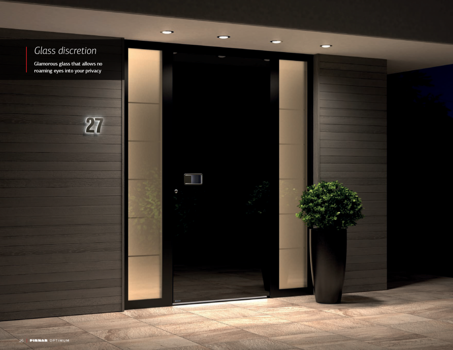 Pagina 28-Usi de intrare PIRNAR OPTIMUM PIRNAR Catalog, brosura Engleza 