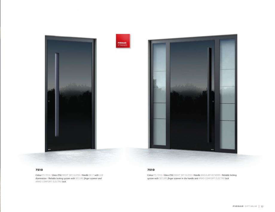 Pagina 29-Usi de intrare PIRNAR OPTIMUM PIRNAR Catalog, brosura Engleza 