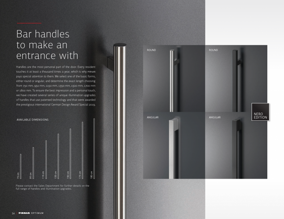 Pagina 36-Usi de intrare PIRNAR OPTIMUM PIRNAR Catalog, brosura Engleza 