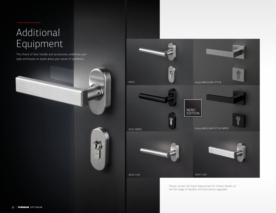 Pagina 38-Usi de intrare PIRNAR OPTIMUM PIRNAR Catalog, brosura Engleza 