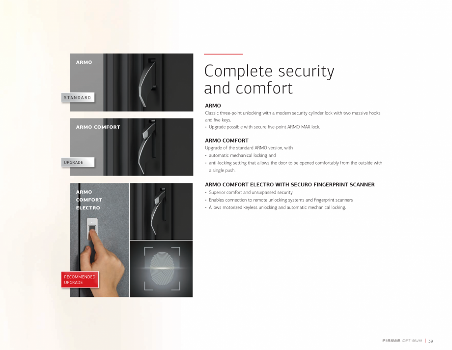 Pagina 41-Usi de intrare PIRNAR OPTIMUM PIRNAR Catalog, brosura Engleza 