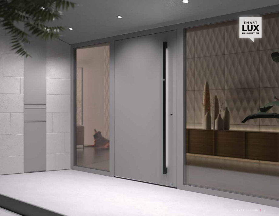 Pagina 7-Usi Pirnar Optimum PIRNAR Catalog, brosura Engleza he handle and ARMO COMFORT ELECTRO lock

PIRNAR...