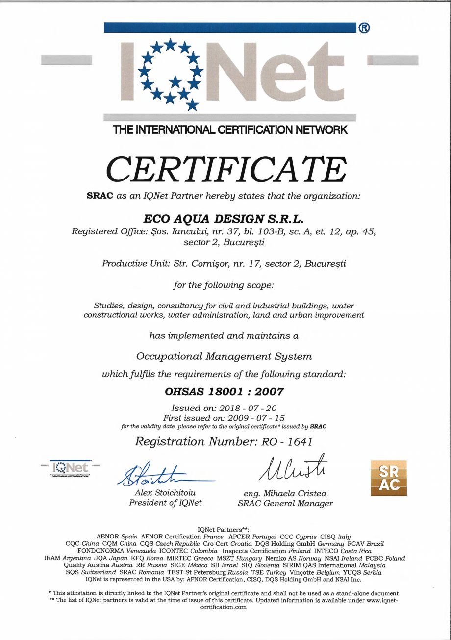Pagina 6-Certificari  3-2018 Cornisor SR EN ISO 9001_2015 SR EN ISO 14001_2015 SR OHSAS 18001_2007  pentru...