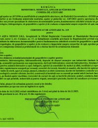 Atestat GA EAD Nr 219 din 16.11.2022 valabil pana 2025