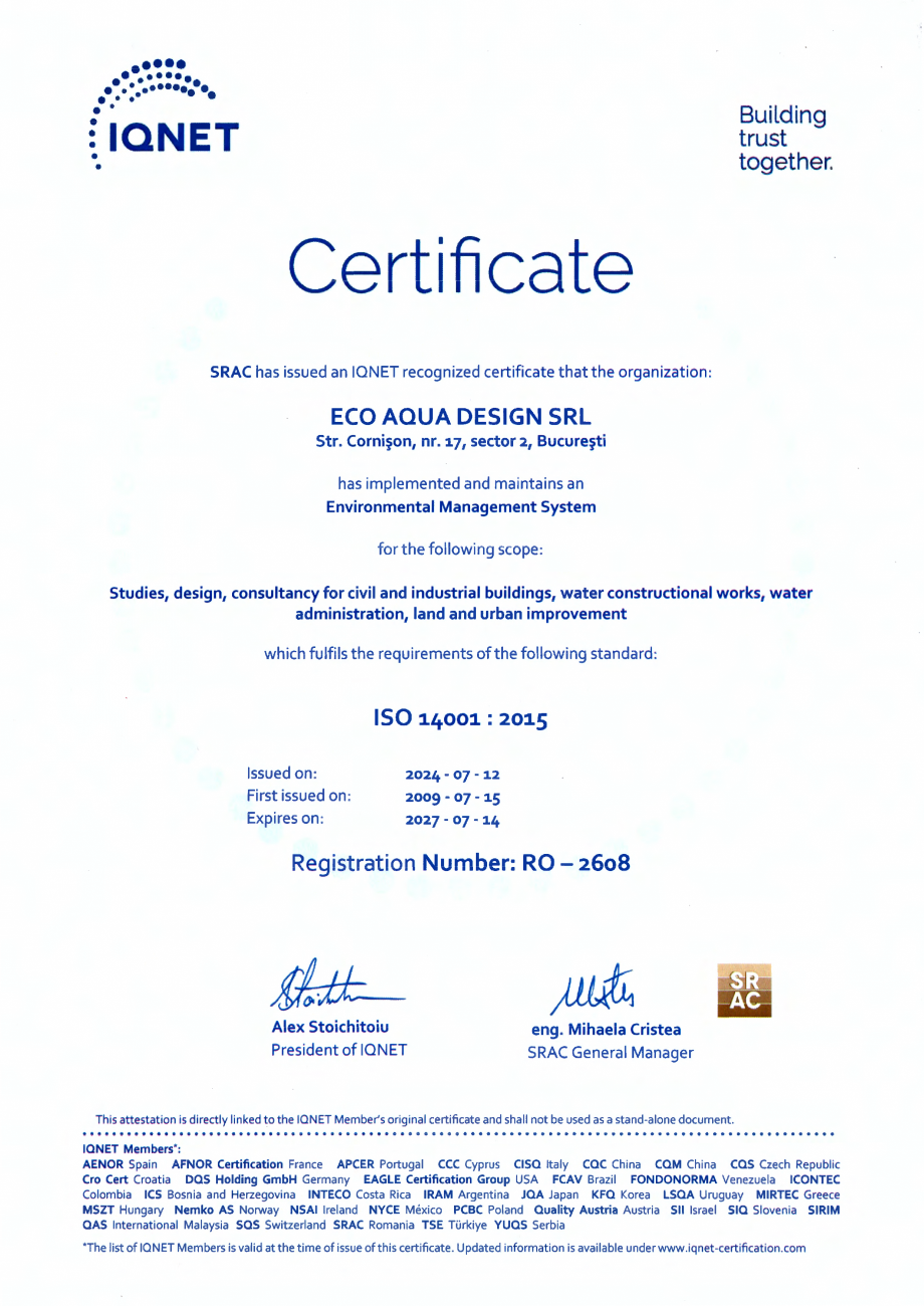 Pagina 4-Certificari  3-2024 Cornisor SR EN ISO 9001_2015 SR EN ISO 14001_2015 SR EN ISO 45001_2023 Scan2025 ...