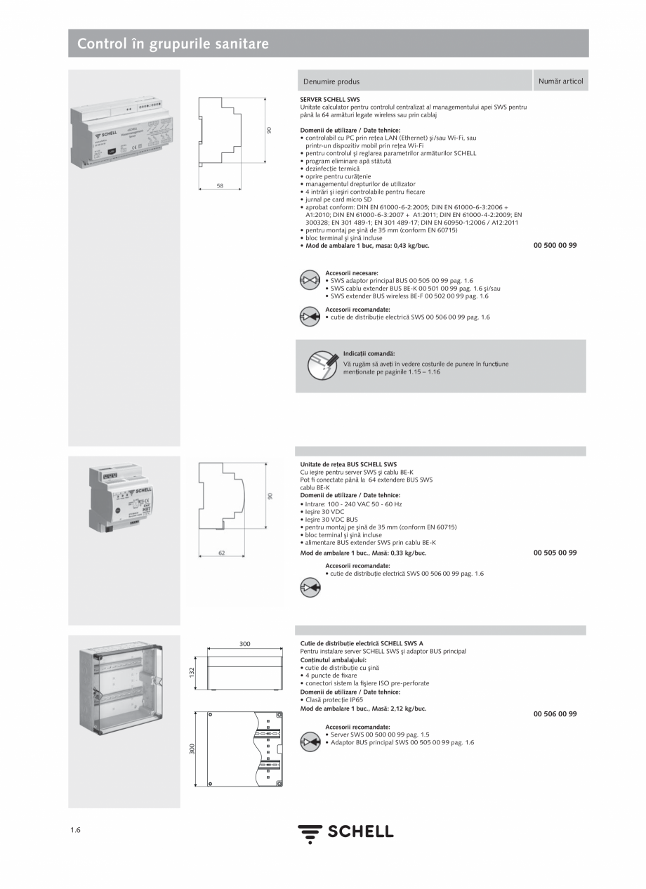 Pagina 24-Schell - Catalog general - 2020-2021  Catalog, brosura Romana  reţea circulare şi în linie sunt...