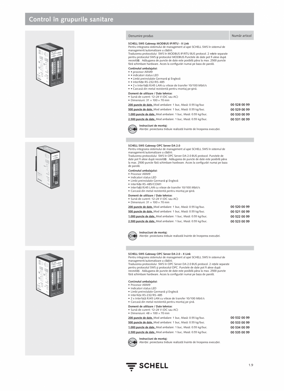 Pagina 27-Schell - Catalog general - 2020-2021  Catalog, brosura Romana  de
bolile cauzate de bacteria...
