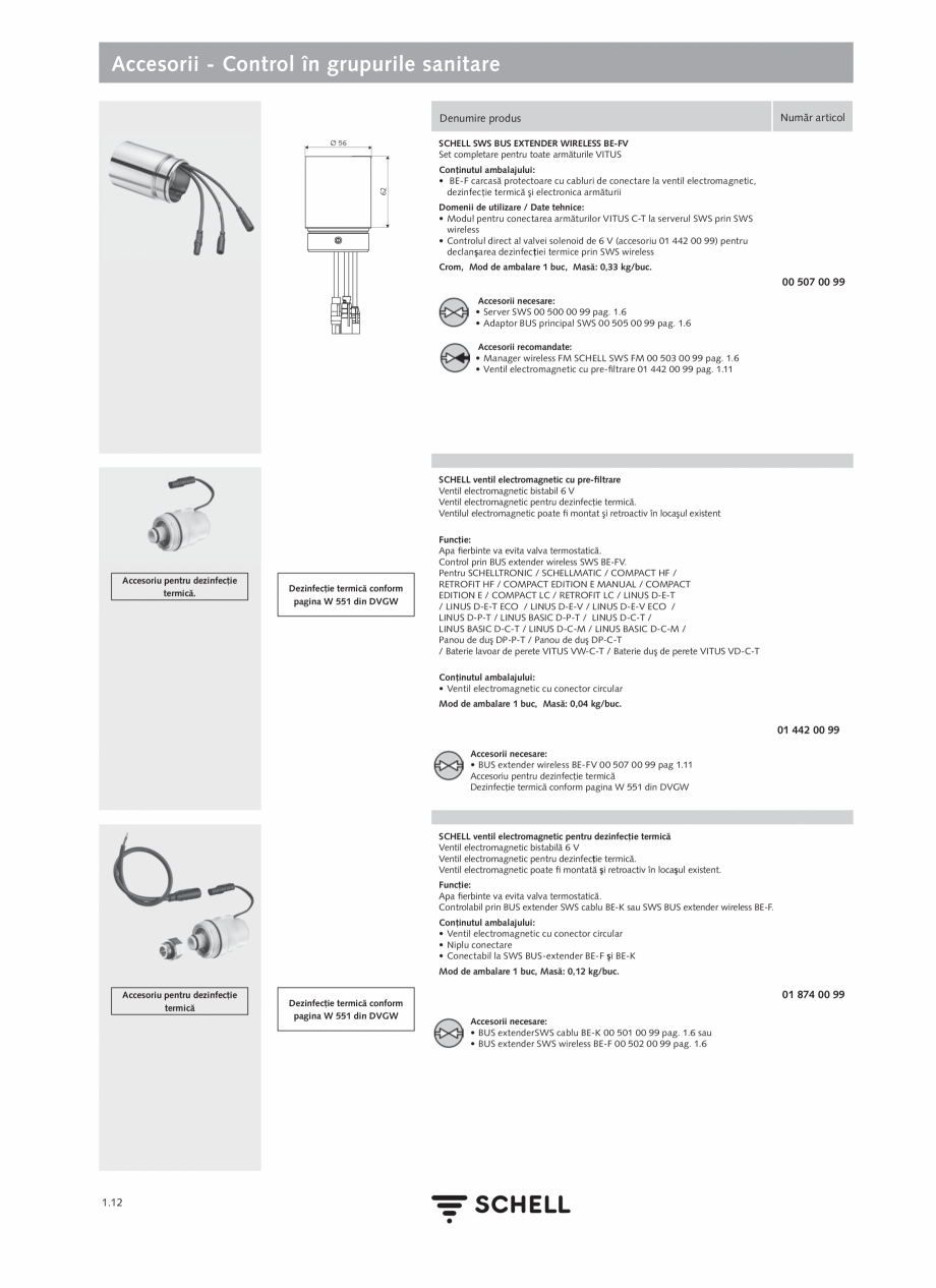 Pagina 30-Schell - Catalog general - 2020-2021  Catalog, brosura Romana punctul de prelevare apă respectiv,...