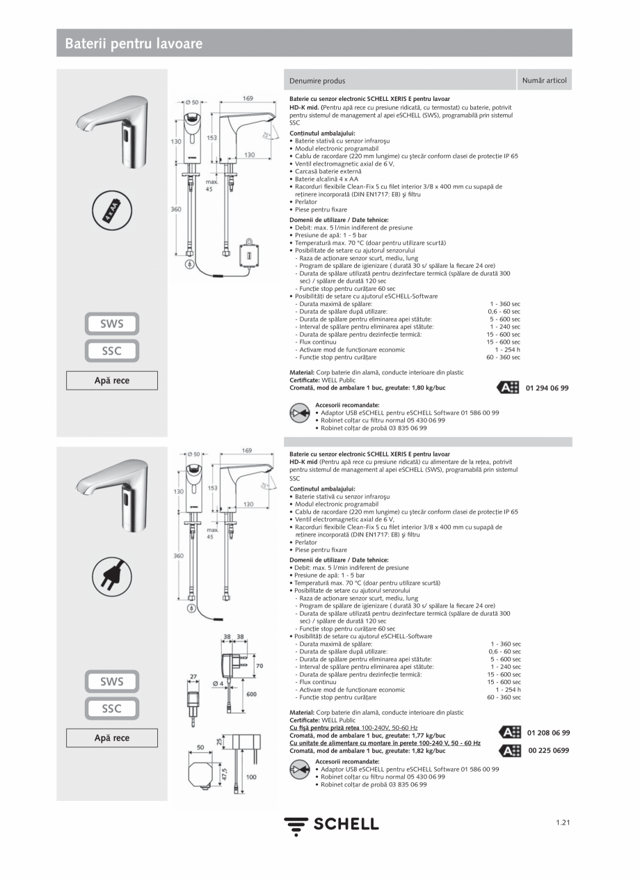 Pagina 39-Schell - Catalog general - 2020-2021  Catalog, brosura Romana LL dispun de
numeroase certificate...