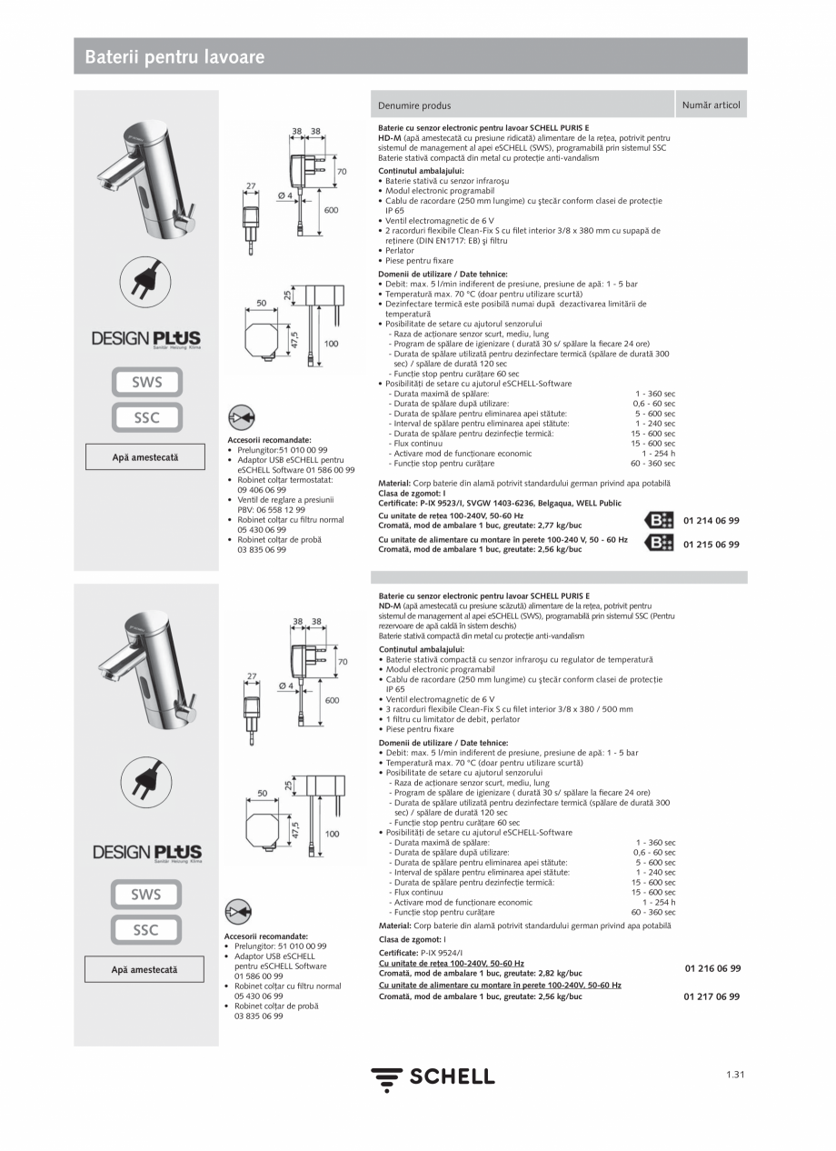 Pagina 49-Schell - Catalog general - 2020-2021  Catalog, brosura Romana i maxime, se recomandă
montarea unor ...
