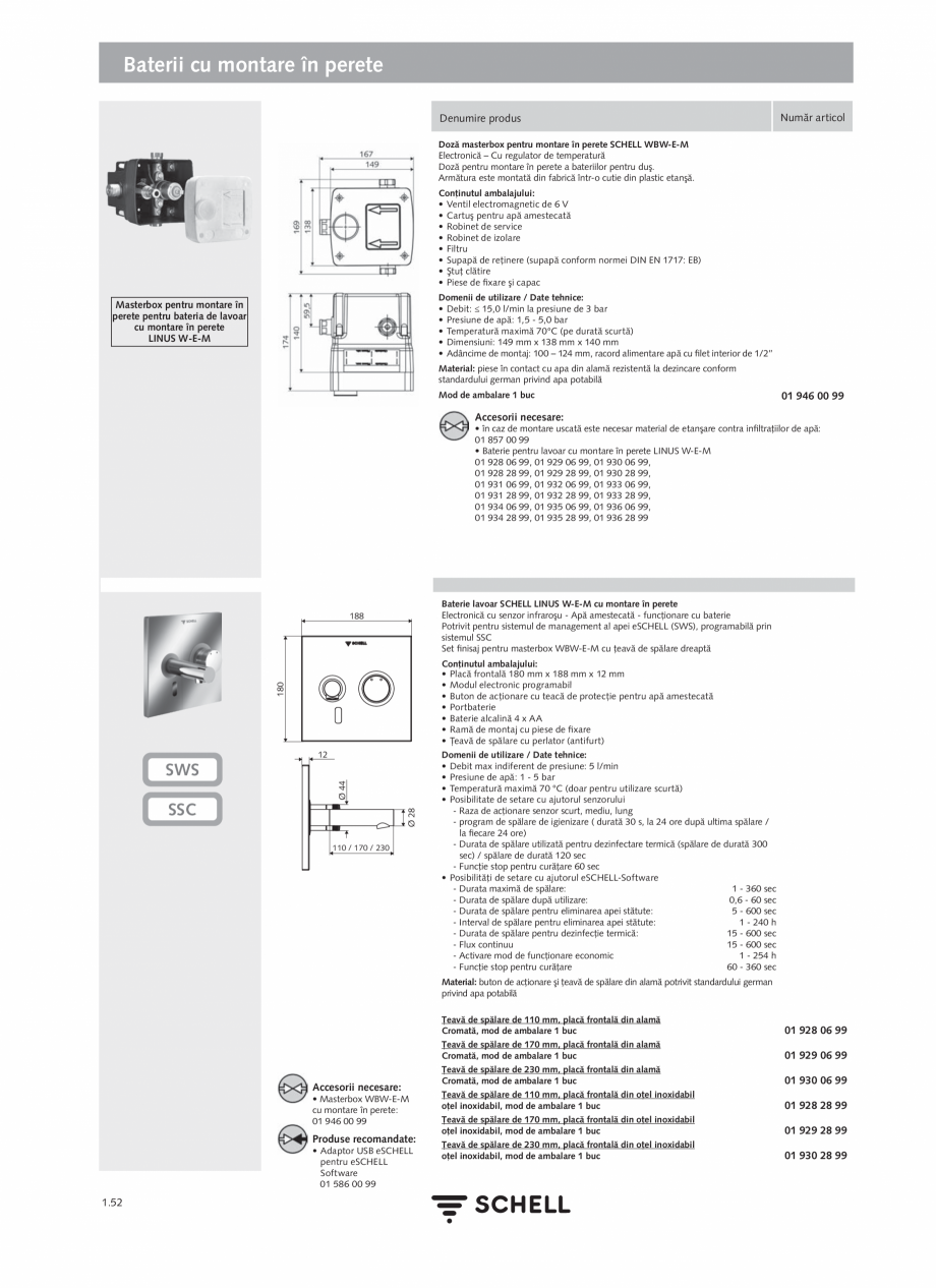 Pagina 70-Schell - Catalog general - 2020-2021  Catalog, brosura Romana  de date, Mod ambalare: 1 buc, Masă: ...