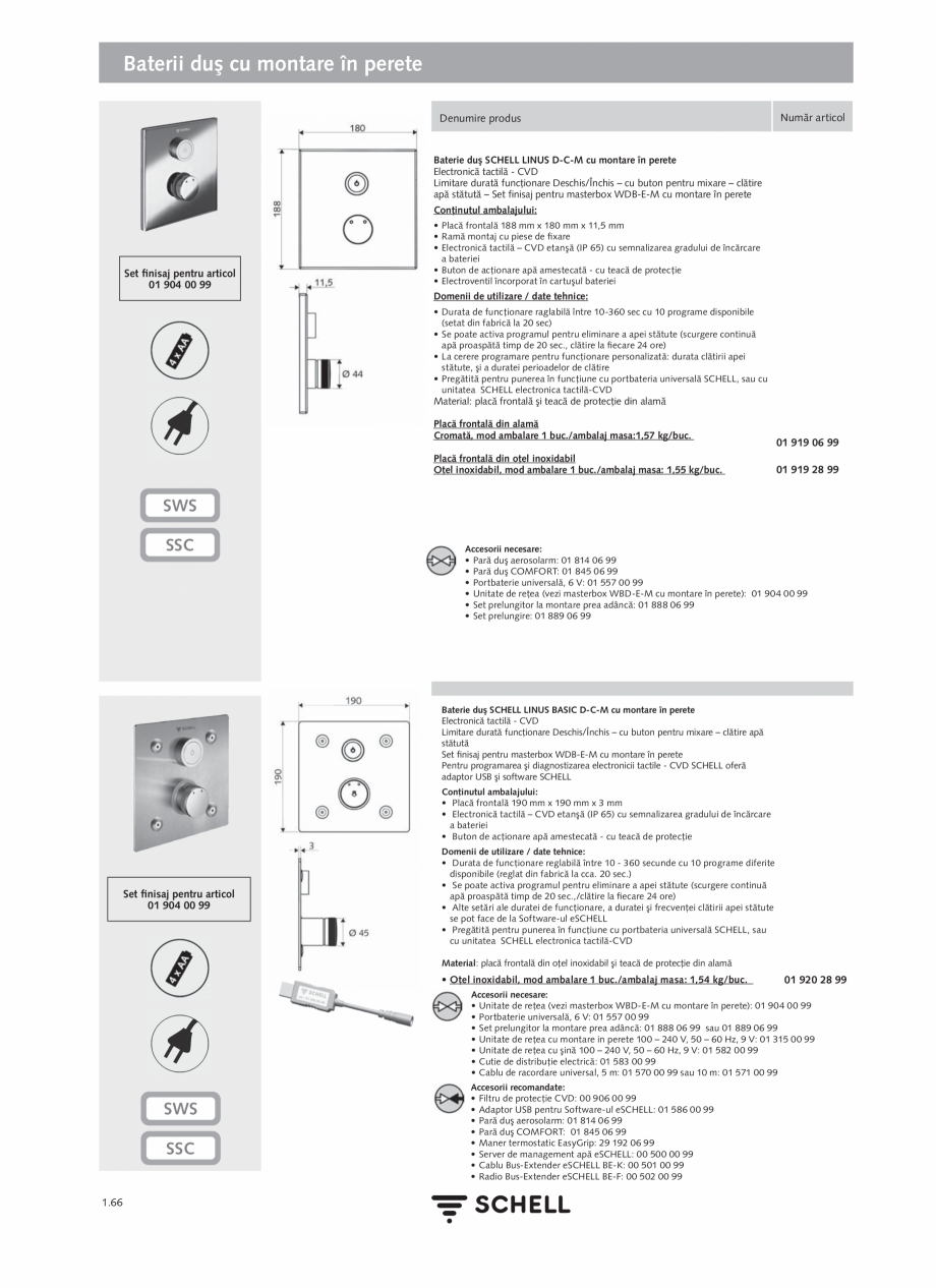 Pagina 84-Schell - Catalog general - 2020-2021  Catalog, brosura Romana let M16 × 1
Material: Dop: alamă...