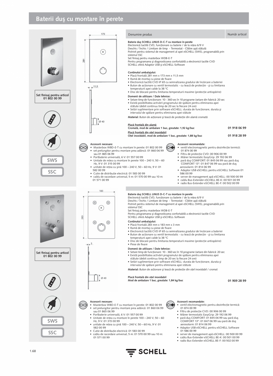 Pagina 86-Schell - Catalog general - 2020-2021  Catalog, brosura Romana  ambalare 1 buc, Masă: 0,01 kg/buc.

...