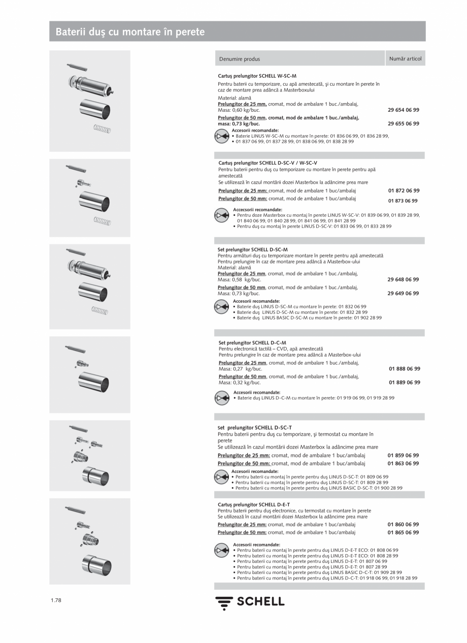 Pagina 96-Schell - Catalog general - 2020-2021  Catalog, brosura Romana ec
- Durata de spălare după...