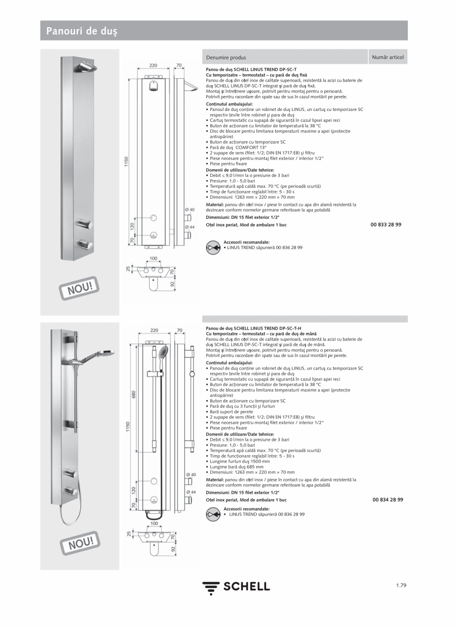 Pagina 97-Schell - Catalog general - 2020-2021  Catalog, brosura Romana aroşu
• Modul electronic...
