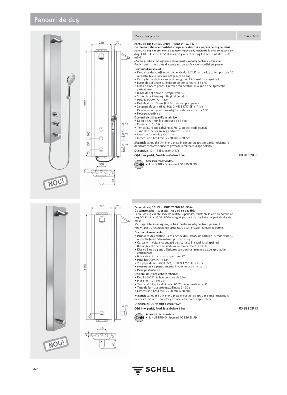 Pagina 98-Schell - Catalog general - 2020-2021  Catalog, brosura Romana pă utilizare:
0,6 - 60 sec
- Durata...