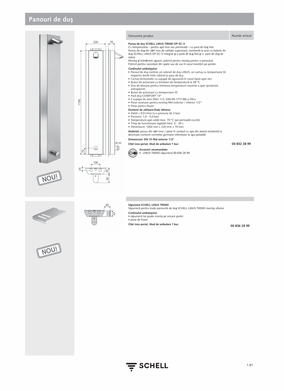 Pagina 99-Schell - Catalog general - 2020-2021  Catalog, brosura Romana HD-M small (apă preamestecată cu...