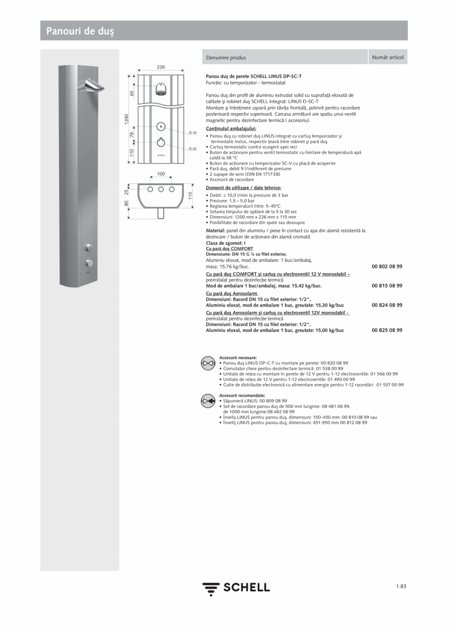 Pagina 101-Schell - Catalog general - 2020-2021  Catalog, brosura Romana a presiunii PBV 06 558 12 99
•...