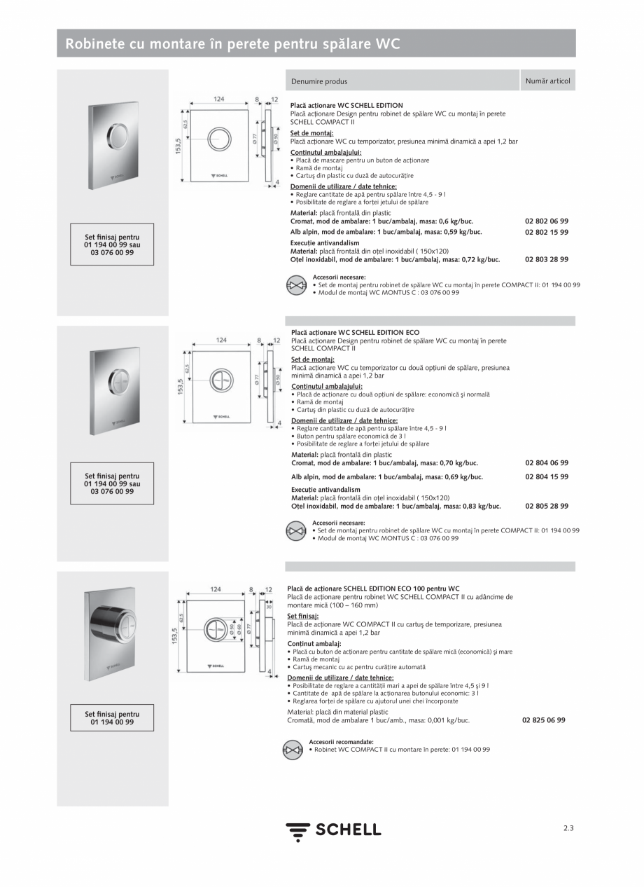 Pagina 107-Schell - Catalog general - 2020-2021  Catalog, brosura Romana entru dezinfecţie termică:
15 - 600 ...