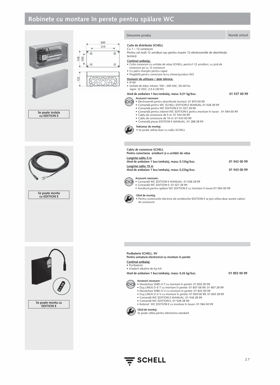 Pagina 111-Schell - Catalog general - 2020-2021  Catalog, brosura Romana are utilizată pentru dezinfectare...
