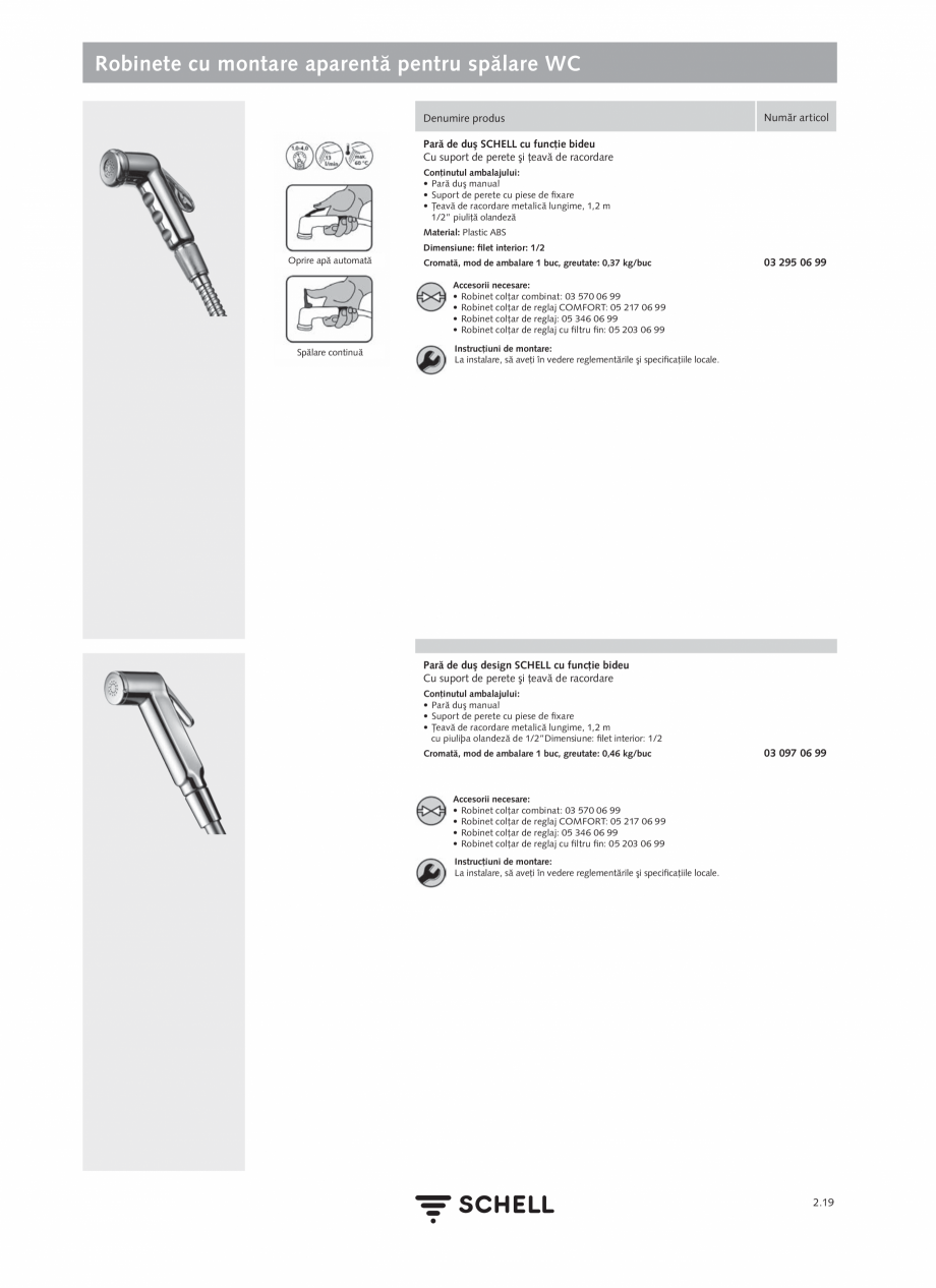 Pagina 123-Schell - Catalog general - 2020-2021  Catalog, brosura Romana zistentă la dezincare conform...