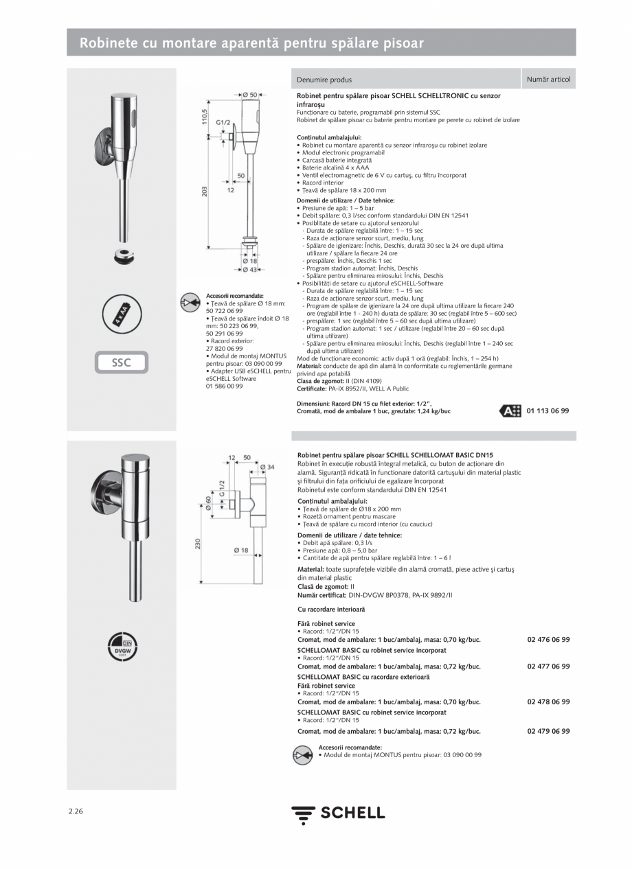 Pagina 130-Schell - Catalog general - 2020-2021  Catalog, brosura Romana lasa de zgomot: I
Certificate: P-IX...