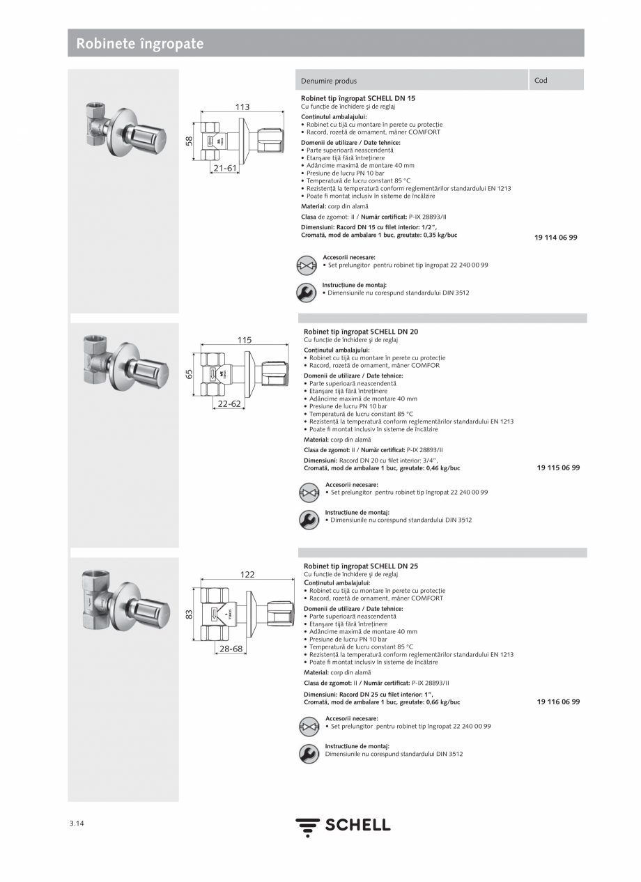 Pagina 152-Schell - Catalog general - 2020-2021  Catalog, brosura Romana c
- Activare mod de funcţionare...