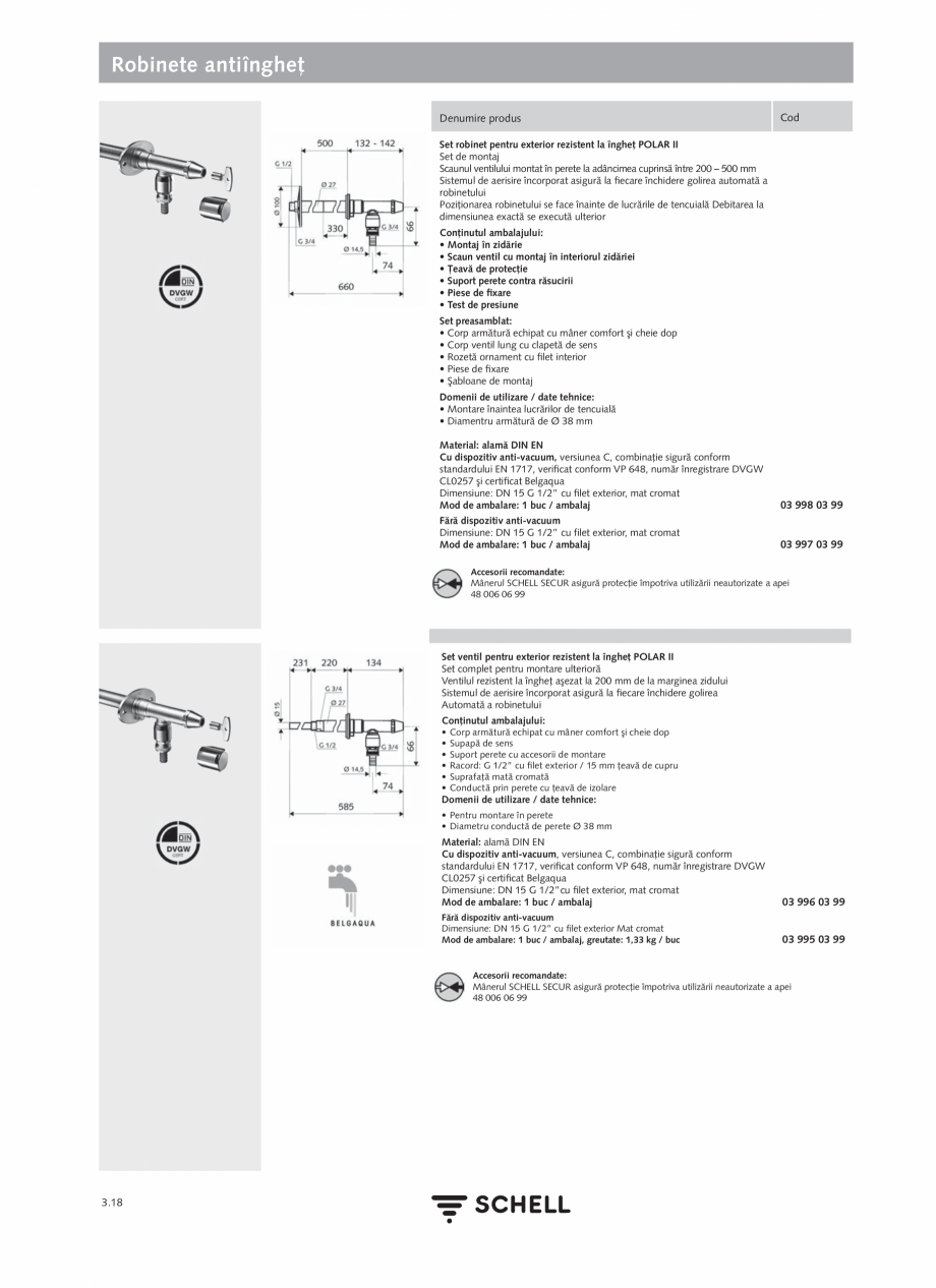 Pagina 156-Schell - Catalog general - 2020-2021  Catalog, brosura Romana  spălare:
1 - 360 sec
- Durata de...