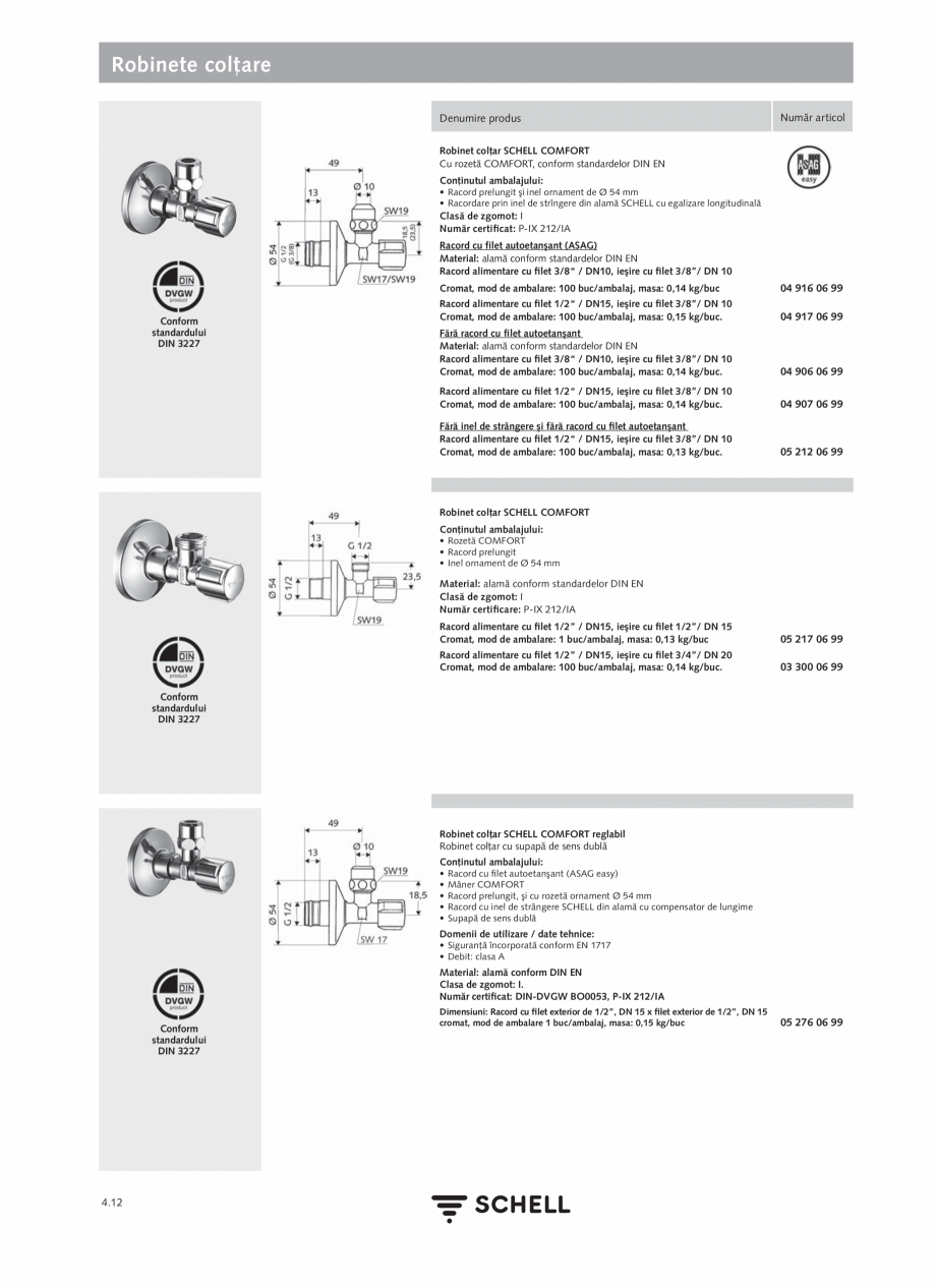 Pagina 170-Schell - Catalog general - 2020-2021  Catalog, brosura Romana rtificate: WELL Public
Cromată, mod...